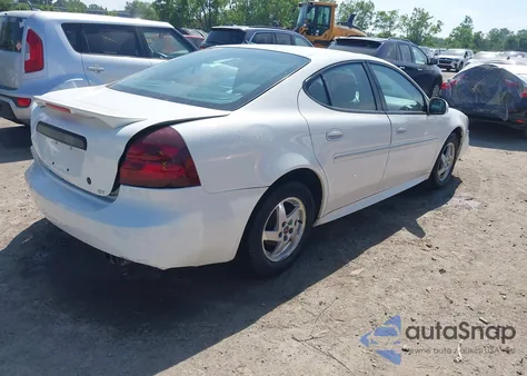 2004 Pontiac Grand Prix Gt1 z USA, uszkodzony, nr VIN 2G2WP522441131156